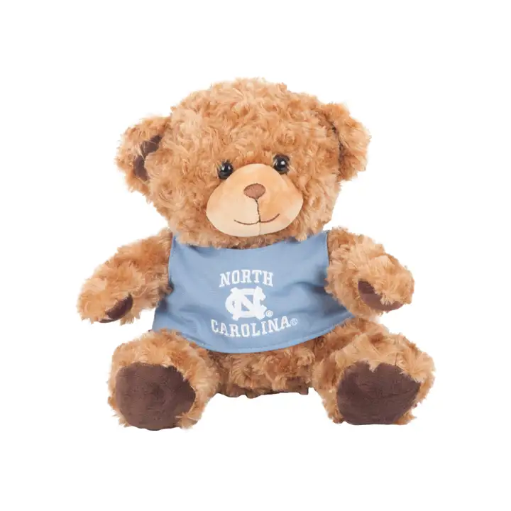"Ourson en Jersey 10 pouces des Tar Heels de Caroline du Nord"