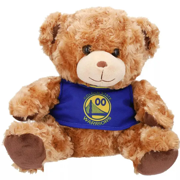 "Ours en peluche maillot Golden State Warriors 10 po"