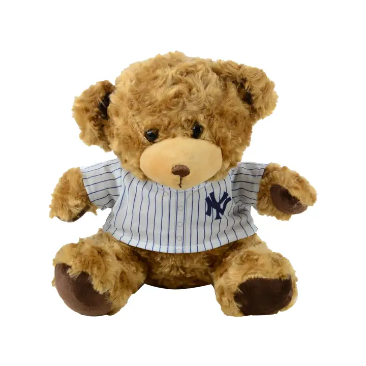 "Ours en jersey 10 po des Yankees de New York, brn/b."
