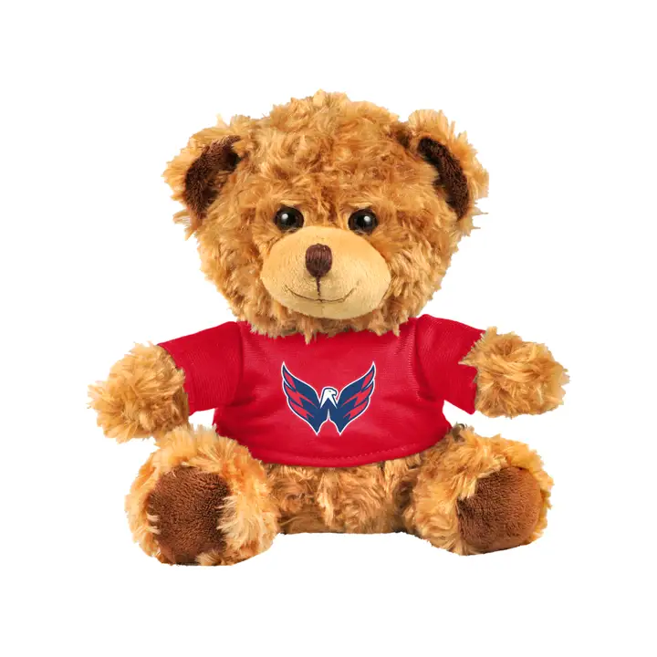 Ourson en peluche Washington Capitals 10" marron/rouge