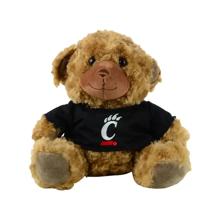Cincinnati Bearcats Ours en peluche 25 cm, marron/noir