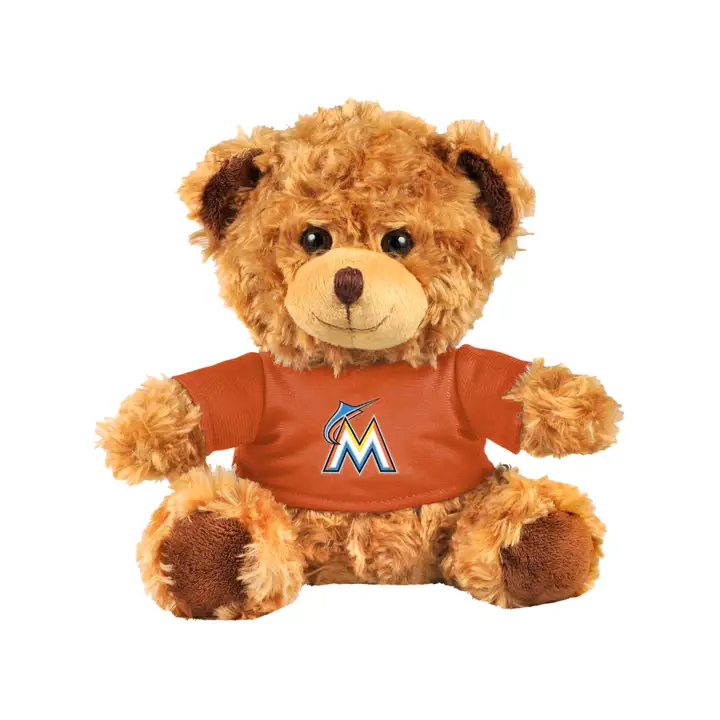 "Miami Marlins Ours en peluche 10"  marron/orange"