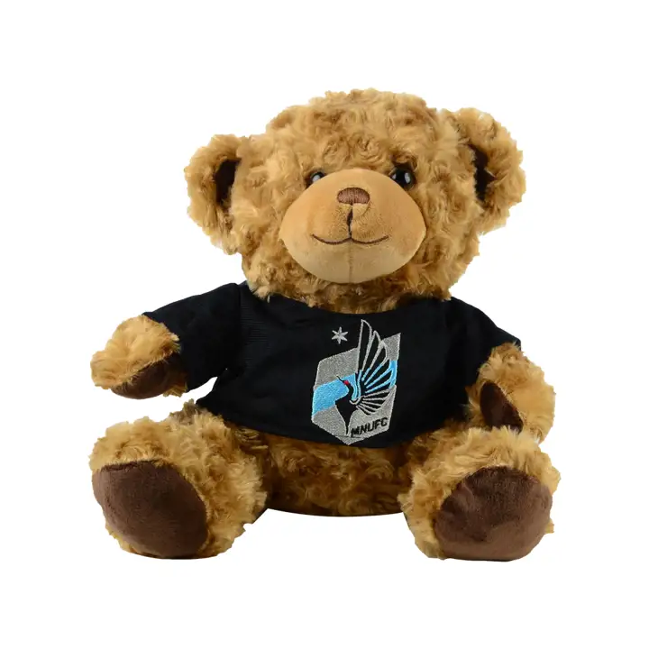 Minnesota United FC Ours en peluche maillot 25 cm marron/noir