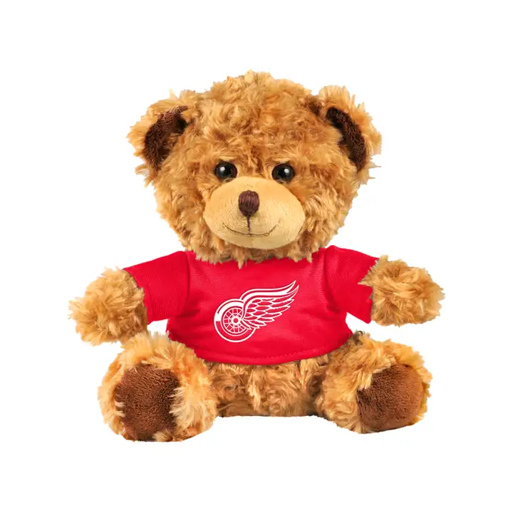 Detroit Redwings 10" Ours en peluche T-shirt ASS/mar/rou