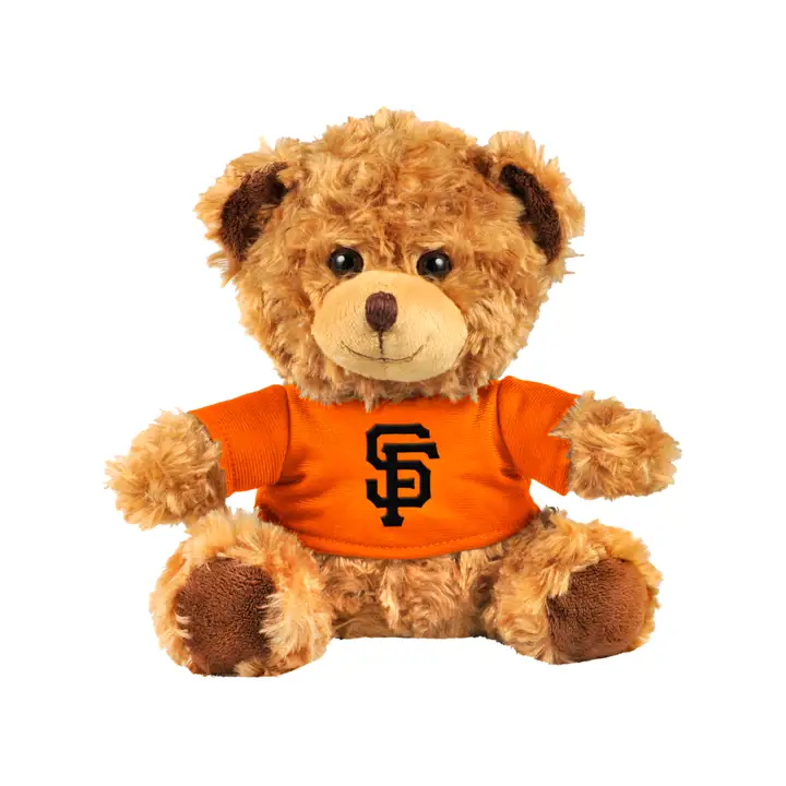 Ourson maillot San Francisco Giants 25 cm marron/noir