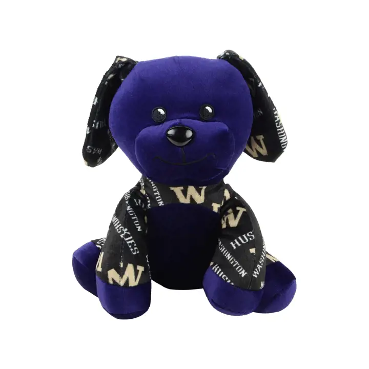 Washington Huskies Chien assis imprimé 19 cm violet/noir
