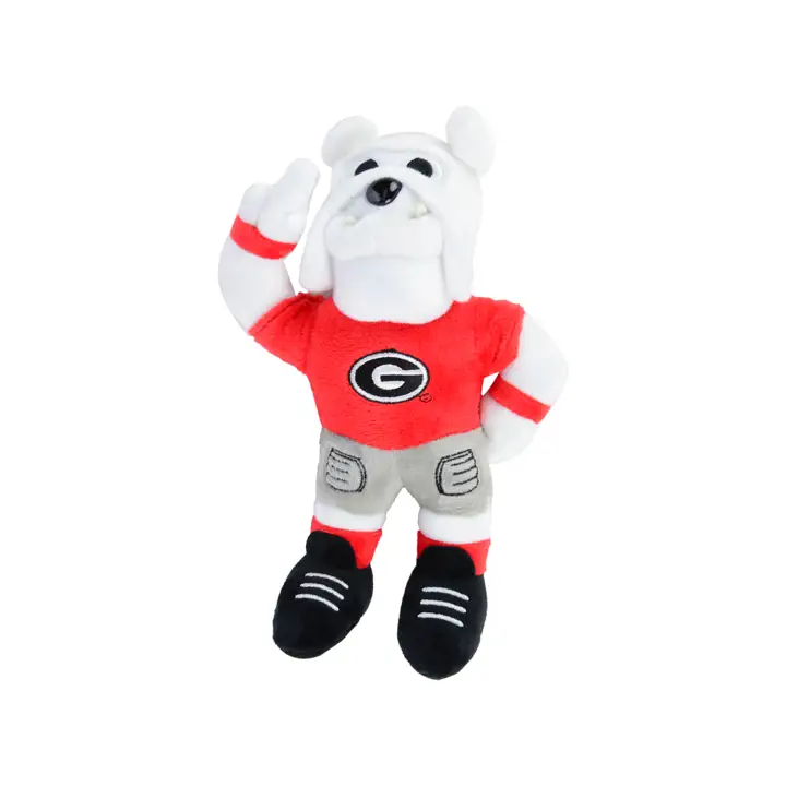 "Mascotte en peluche Georgia Bulldogs 20 cm blc/rge"