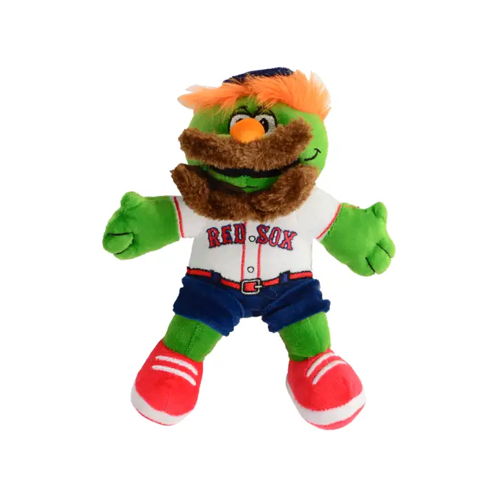 "Mascotte en peluche « RED SOX 8 » verte"
