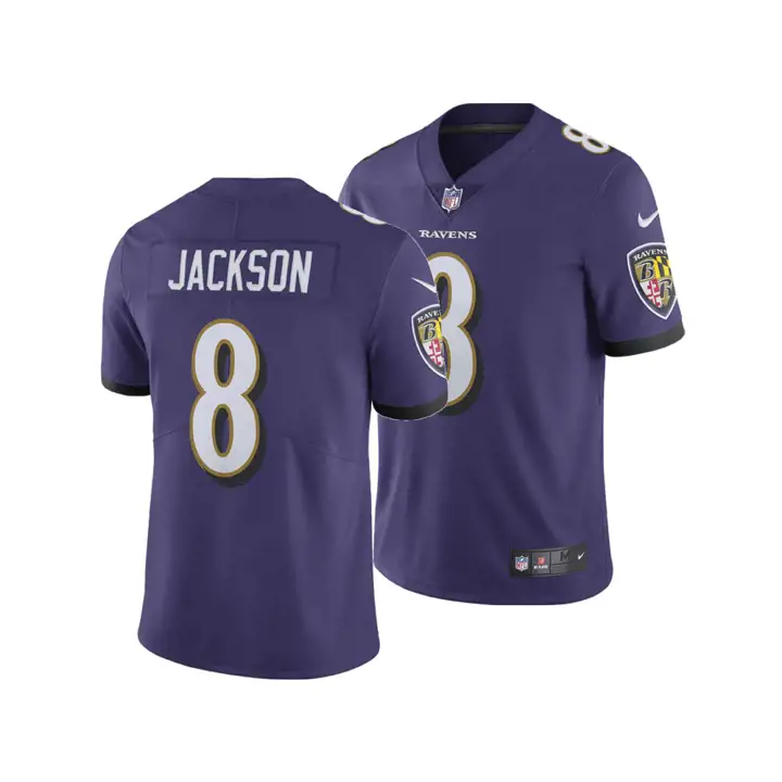 Maillot NFL Baltimore Ravens en édition limitée Lamar Jackson PUR