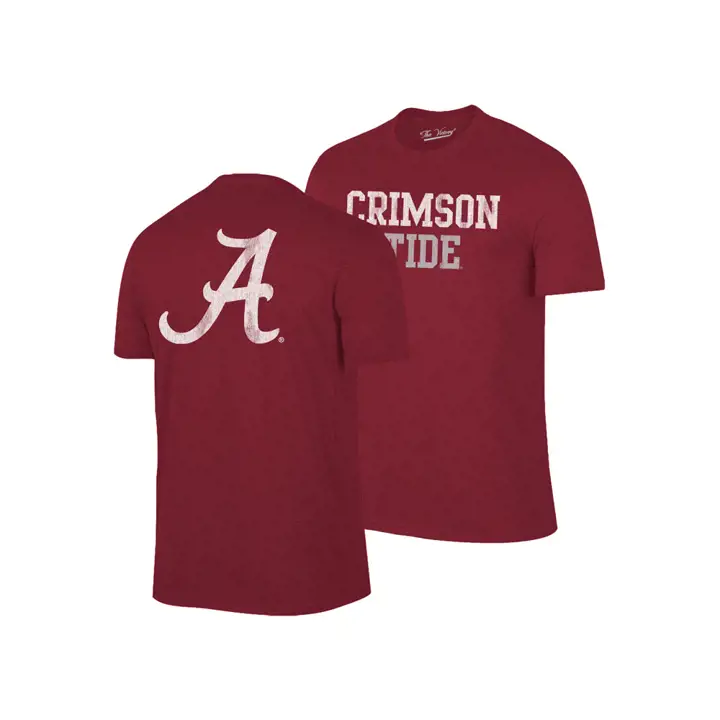 T-shirt double mélange superposé Tide de l'équipe NCAA d'Alabama CRIM