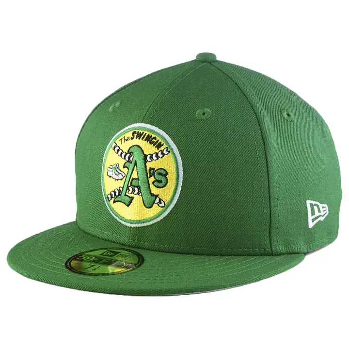 Casquette 59FIFTY MLB COOPERSTOWN Oakland Athletics Verte