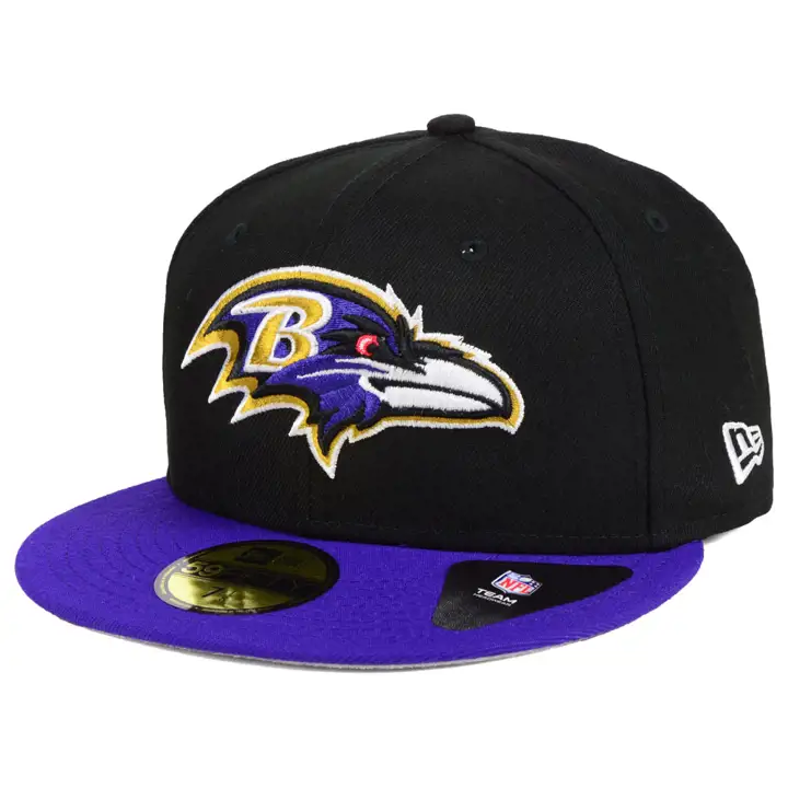Ravens NFL Team Basic 59FIFTY  noir/mauve