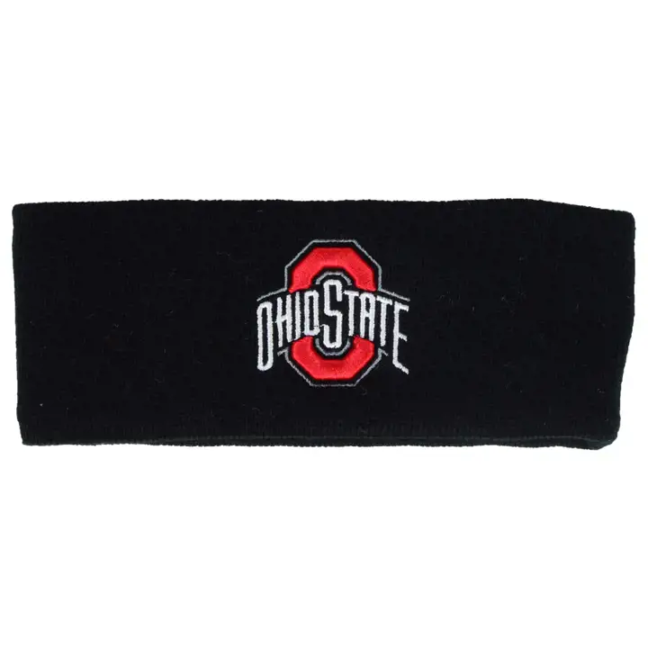 Ohio State Buckeyes NCAA Bonnet pompon tricoté noir