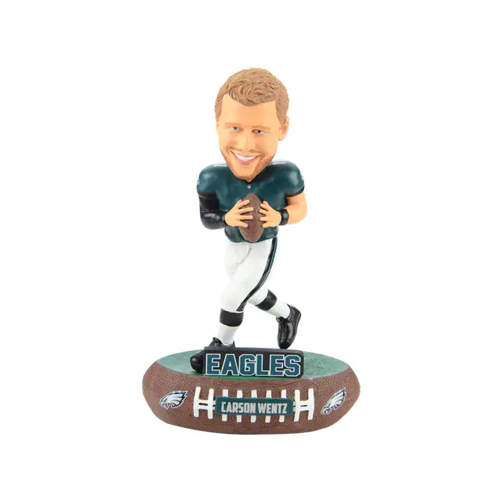 EAGLES Figurine à tête branlante Bobblehead Carson Wentz AST