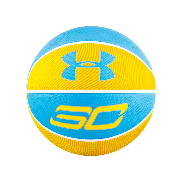 WARRIORS Steph Curry Composite UA Ball Curry  jaune/bleu clair