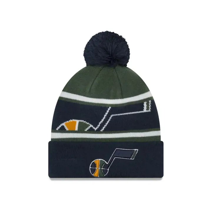 Utah Jazz NBA Jr. Callout Pom  BLEU MARINE/vert