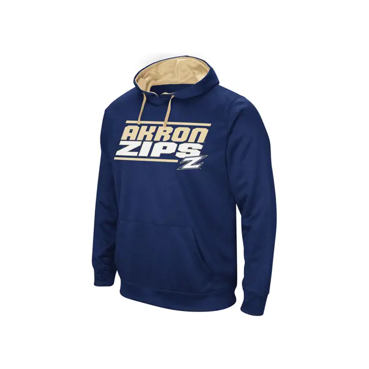 Sweat à capuche performant Akron Zips NCAA NAVY