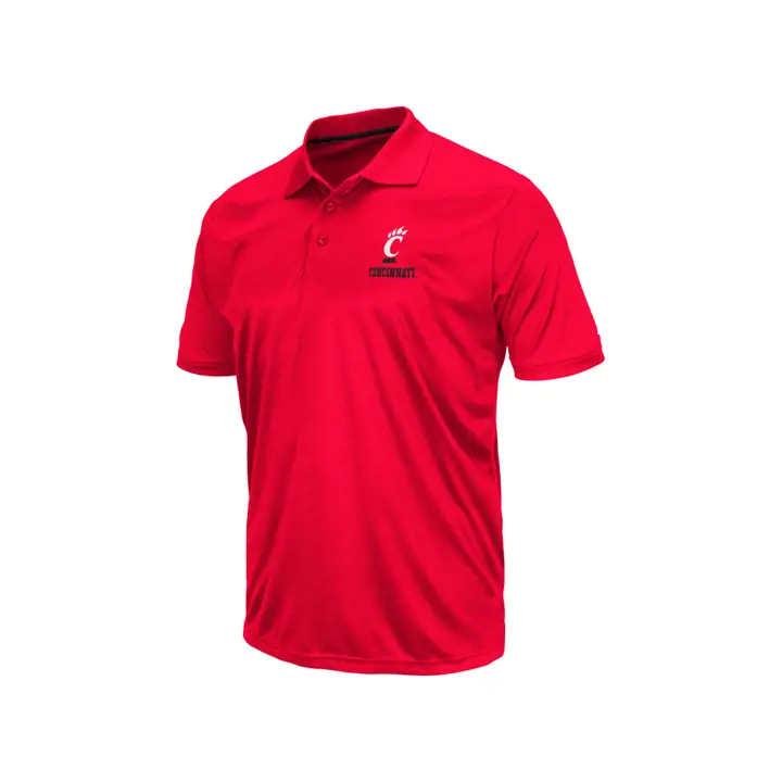 Polo Cincinnati Bearcats NCAA SS 18 ROUGE