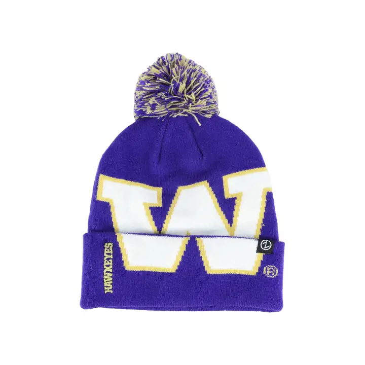 Washington Huskies NCAA YTH Bonnet géant en maille ORCH