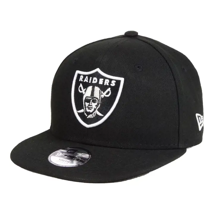 LAS VEGAS RAIDERS NFL Casquette enfant bicolore 9FIFTY NOIR/NOIR