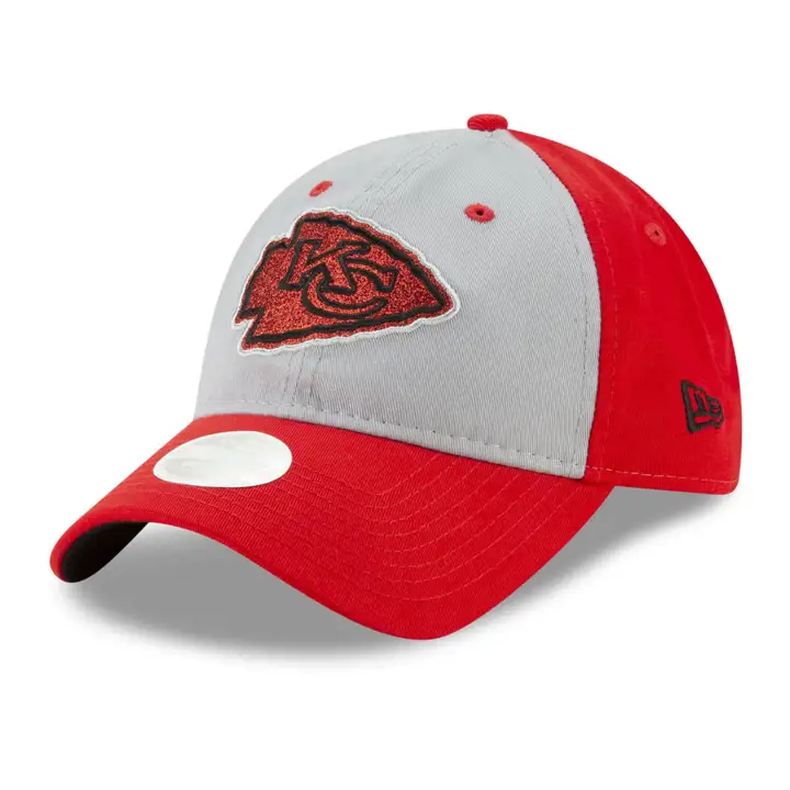 Kansas City Chiefs NFL Femme Gris Pailleté 9TWENTY GRIS/ROUGE