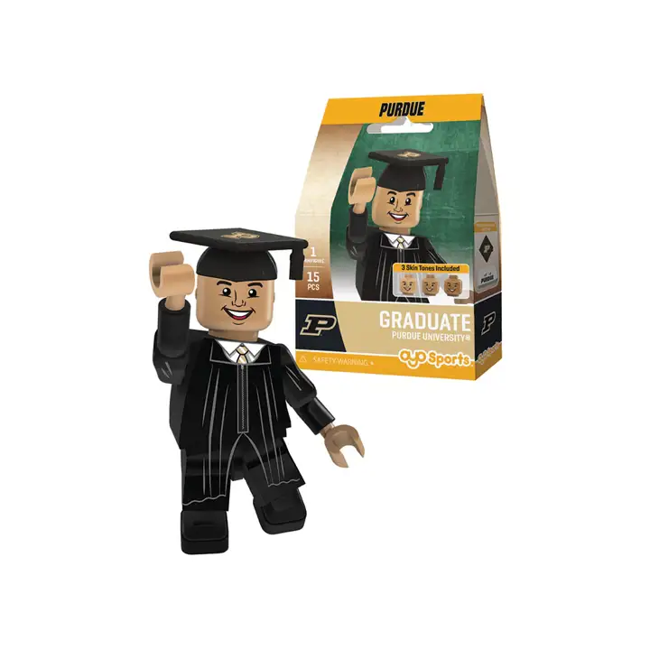 Purdue Boilermakers Figurine OYO NCAA Mâle Diplômé AST