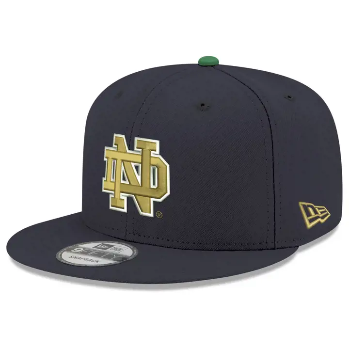 Casquette Snapback Notre Dame NCAA Core 9FIFTY marine