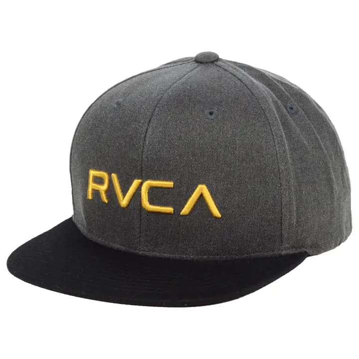 RVCA JEU Casquette Twill Snap Charcoal/noir/gl