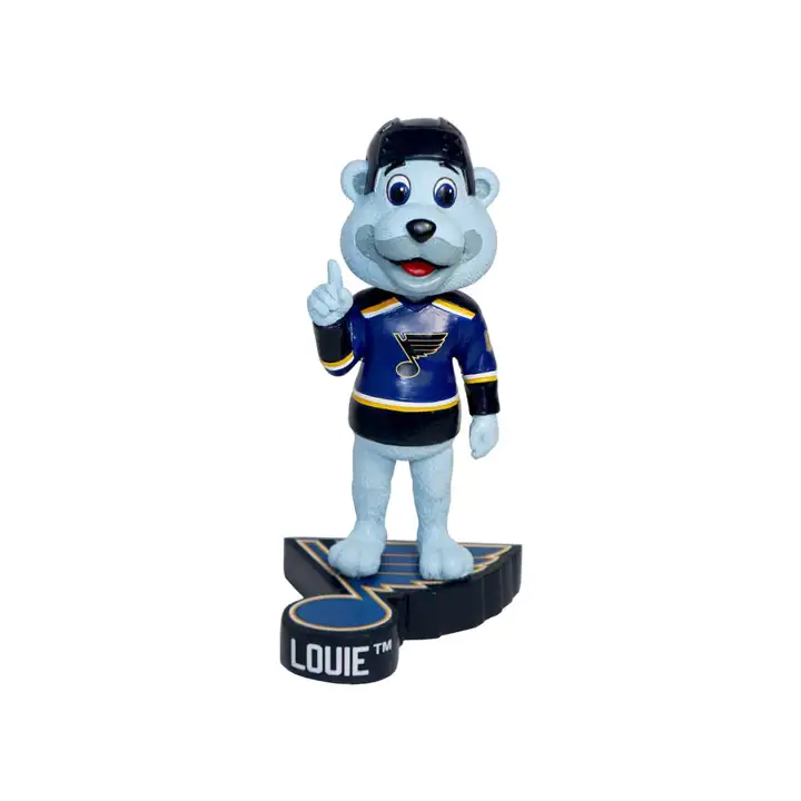 Mascotte des Blues de St. Louis 2018 (figurine à tête branlante)