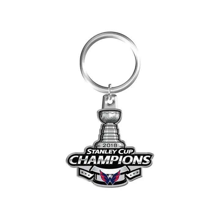 Porte-clés logo CAPITALS argent