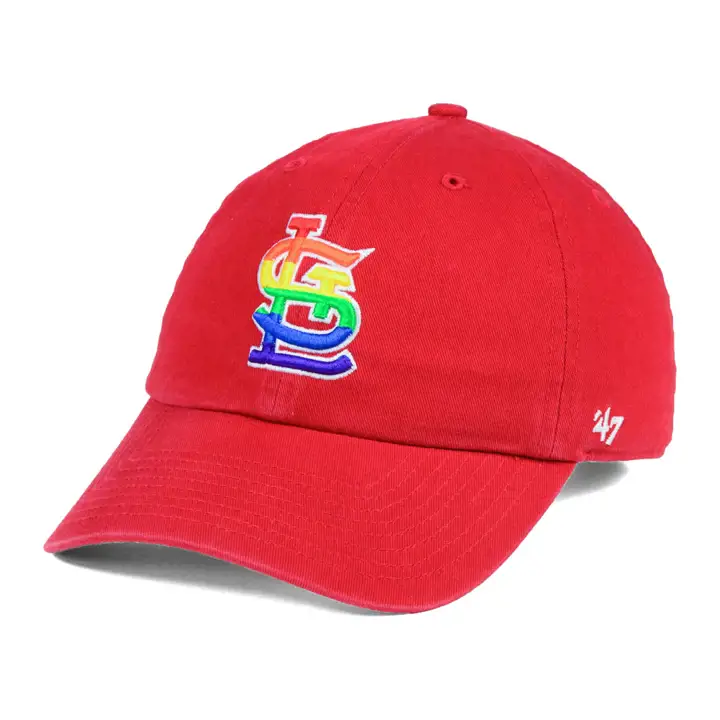 Casquette STL CARDS MLB Pride Clean Up rouge