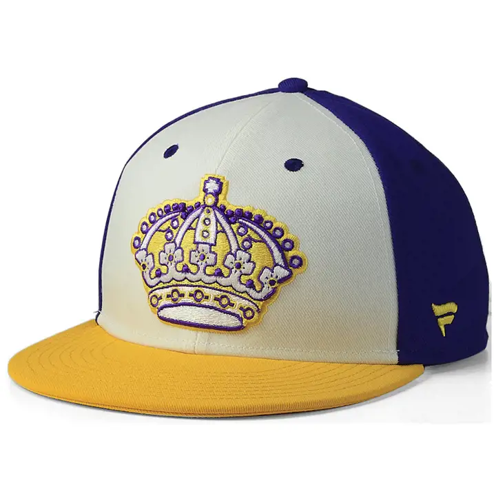 Casquette snapback tricolore Los Angeles Kings NHL (jaune/violet/blanc)