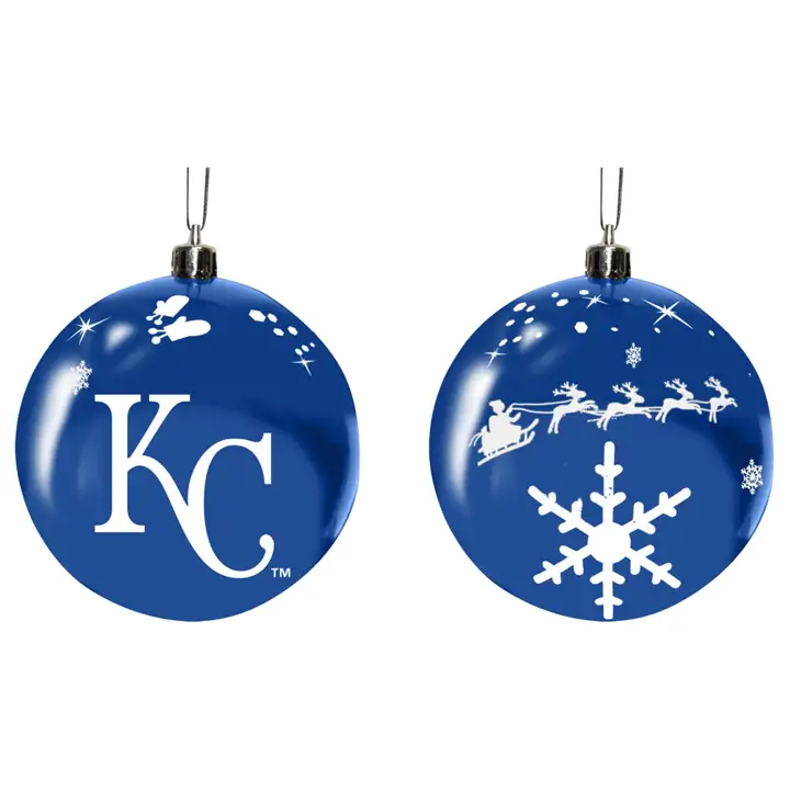 "Kansas City Royals 3\" Boule de Verre Soufflé AST"