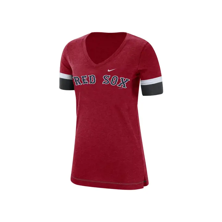 T-shirt Boston Sox MLB Femme Tri-Blend Fan 19 ROUGE