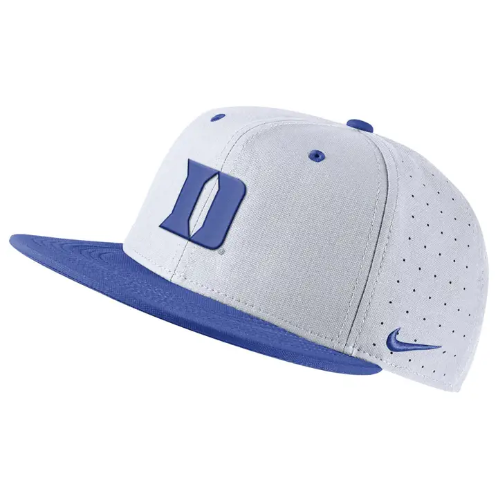Duke Blue Devils NCAA NK Aerobill True Fitted Baseball BLANC/