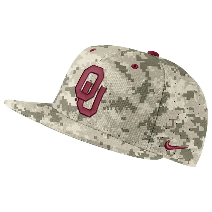 Casquette de baseball ajustée Oklahoma Sooners NCAA NK Aerobill camouflage