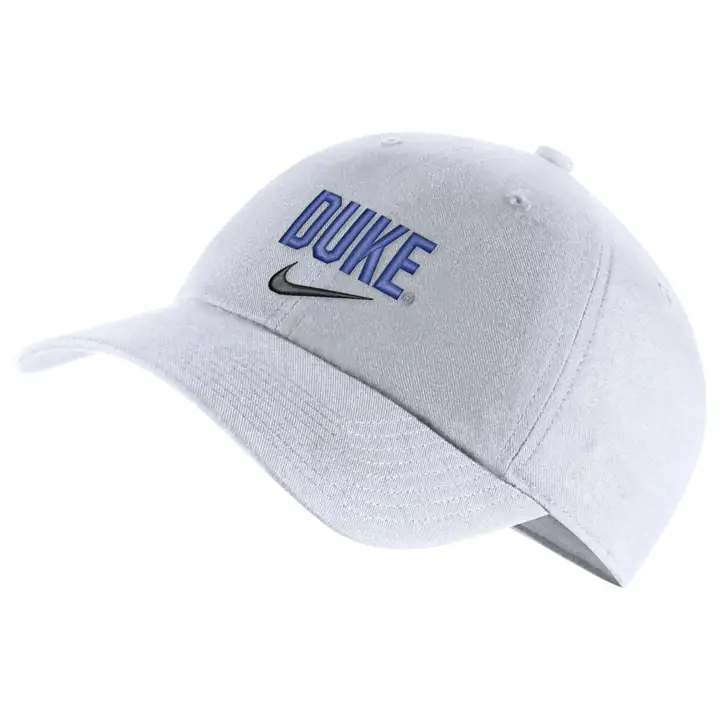 Duke Blue Devils H86 Inscription du logo virgule WHT