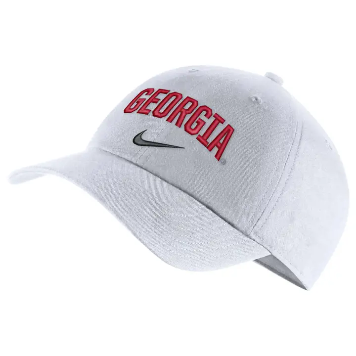 Georgia Bulldogs H86 Wordmark Swoosh BLANC