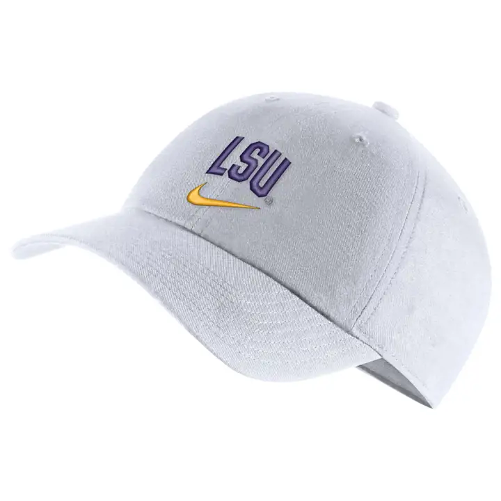 L.S.U. H86 Logo virgule Nike BLANC