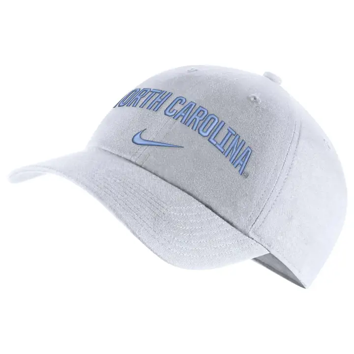 North Carolina Tar Heels H86 Wordmark Swoosh BLANC