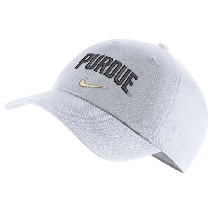Casquette Purdue Boilermakers H86 Wordmark Swoosh BLANC
