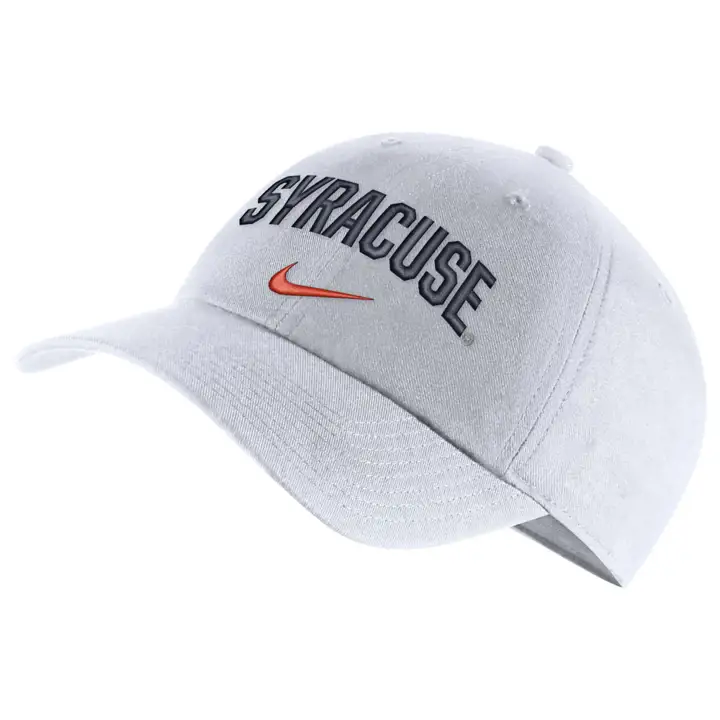 Casquette blanche Syracuse de l'université de Syracuse