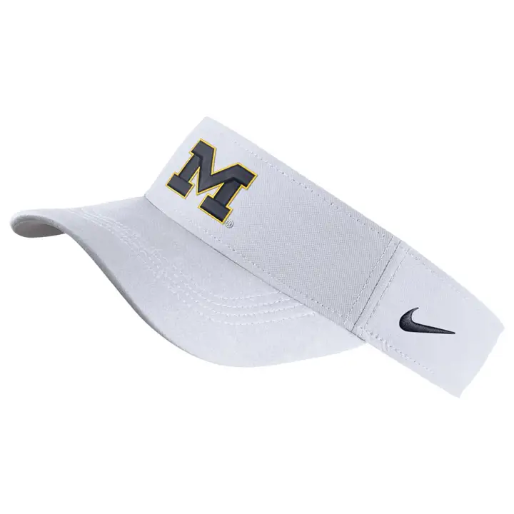 Michigan Wolverines NCAA NK DF Visière BLANC