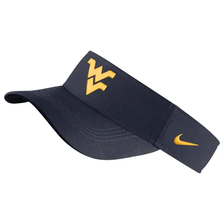 Casquette de protection West Virginia Mountaineers NCAA NK DF Visière BLEU MARINE