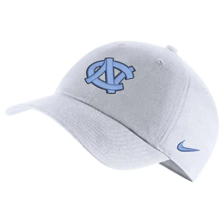 Casquette réglable « Easy Adj » Nike North Carolina Tar Heels NCAA Core H86 blanche