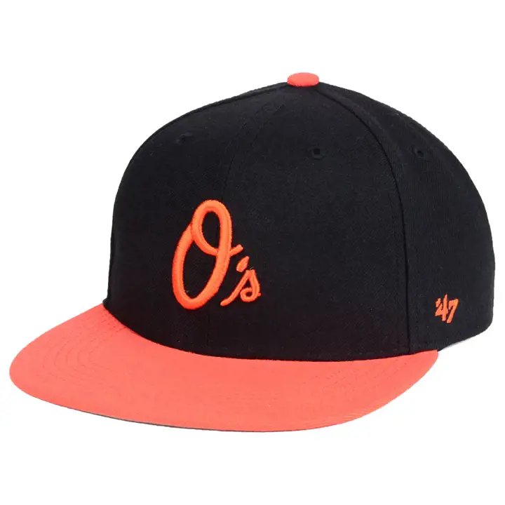 CASQUETTE SNAPBACK BASIQUE ENFANT BALTIMORE ORIOLES MLB NOIR/ORANGE