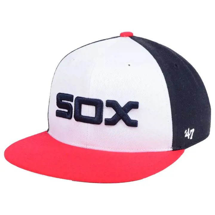 CASQUETTE DE BASE SNAPBACK MLB ENFANT CHICAGO WHITE SOX BLEU MARINE/BLANC/ROUGE