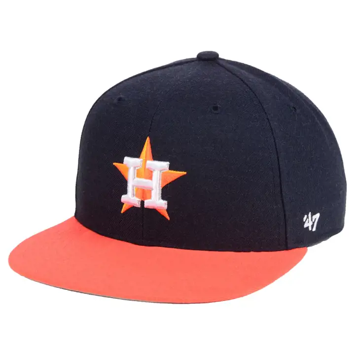 Casquette Enfant HOUSTON ASTROS MLB Basic Snapback Marine/Orange