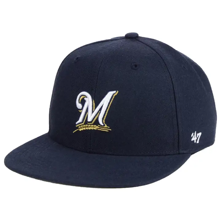 MILWAUKEE BREWERS MLB YTH BASIC SNAPBACK BLEU MARINE