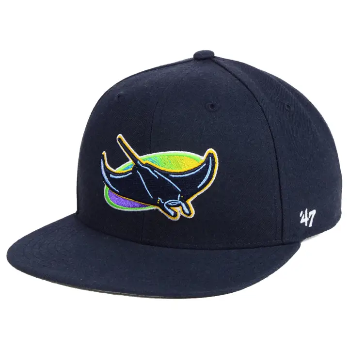 TAMPA BAY RAYS MLB YTH BASIC SNAPBACK MARINE/MARINE